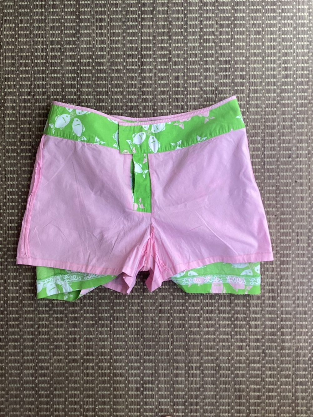 Lilly Pulitzer Hadley Mini Skirt/skort Riding the Waves Fish print - Picture 3 of 4